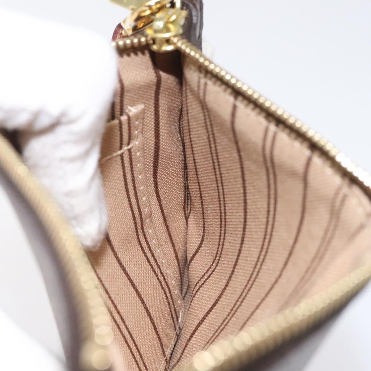 Louis Vuitton Pochette Neverfull Brown Canvas Clutch Bag (Pre-Owned) Size ONE SIZE - 17 Thumbnail
