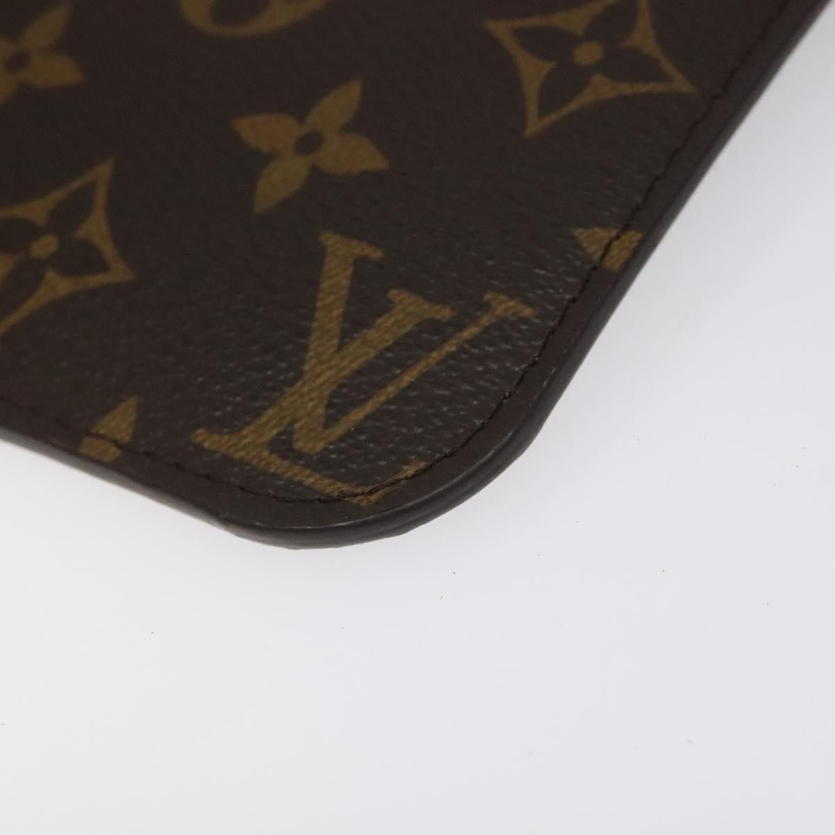 Louis Vuitton Pochette Neverfull Brown Canvas Clutch Bag (Pre-Owned) Size ONE SIZE - 7 Thumbnail