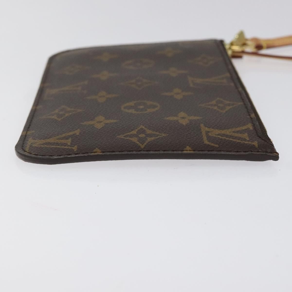 Louis Vuitton Pochette Neverfull Brown Canvas Clutch Bag (Pre-Owned) Size ONE SIZE - 3 Thumbnail