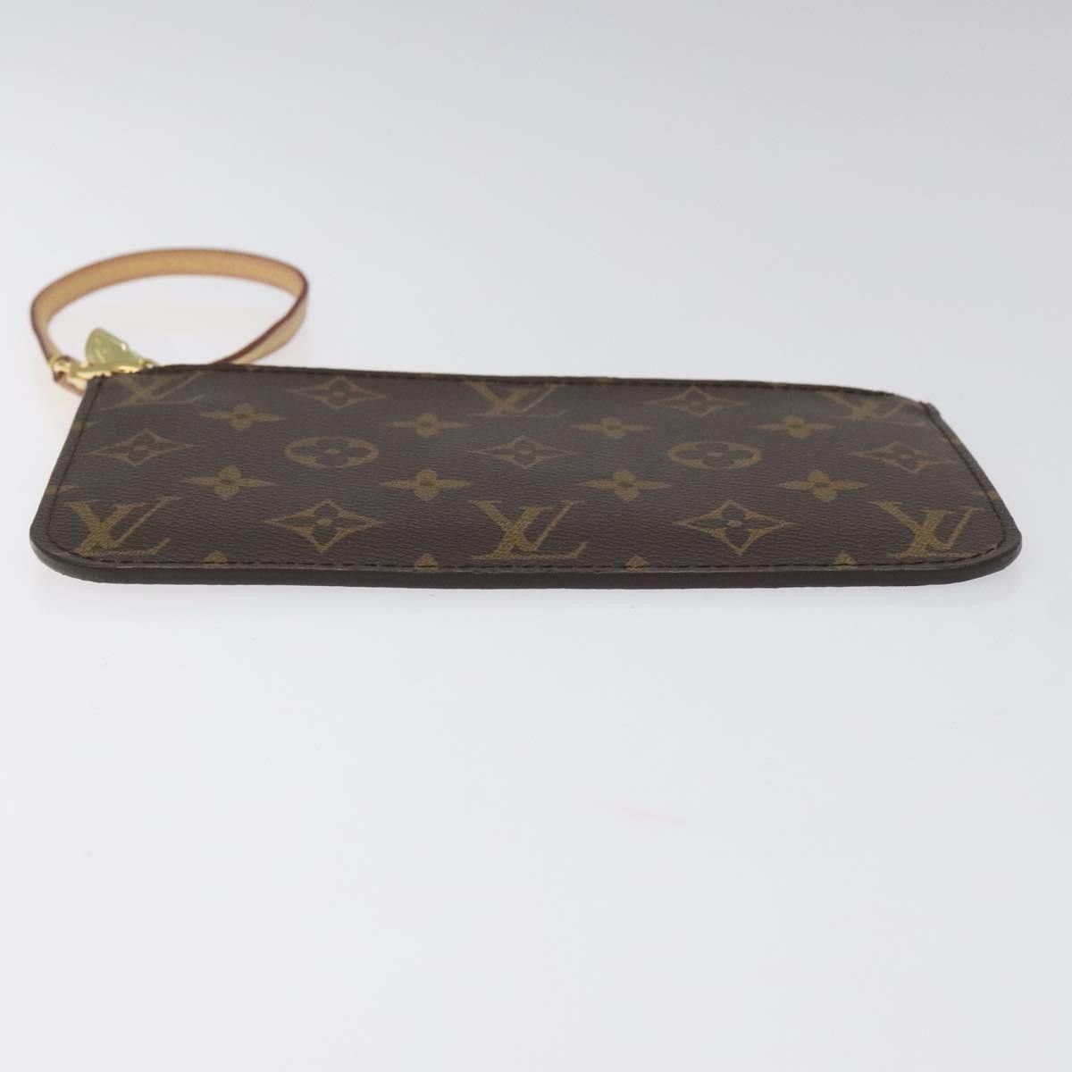 Louis Vuitton Pochette Neverfull Brown Canvas Clutch Bag (Pre-Owned) Size ONE SIZE - 6 Thumbnail
