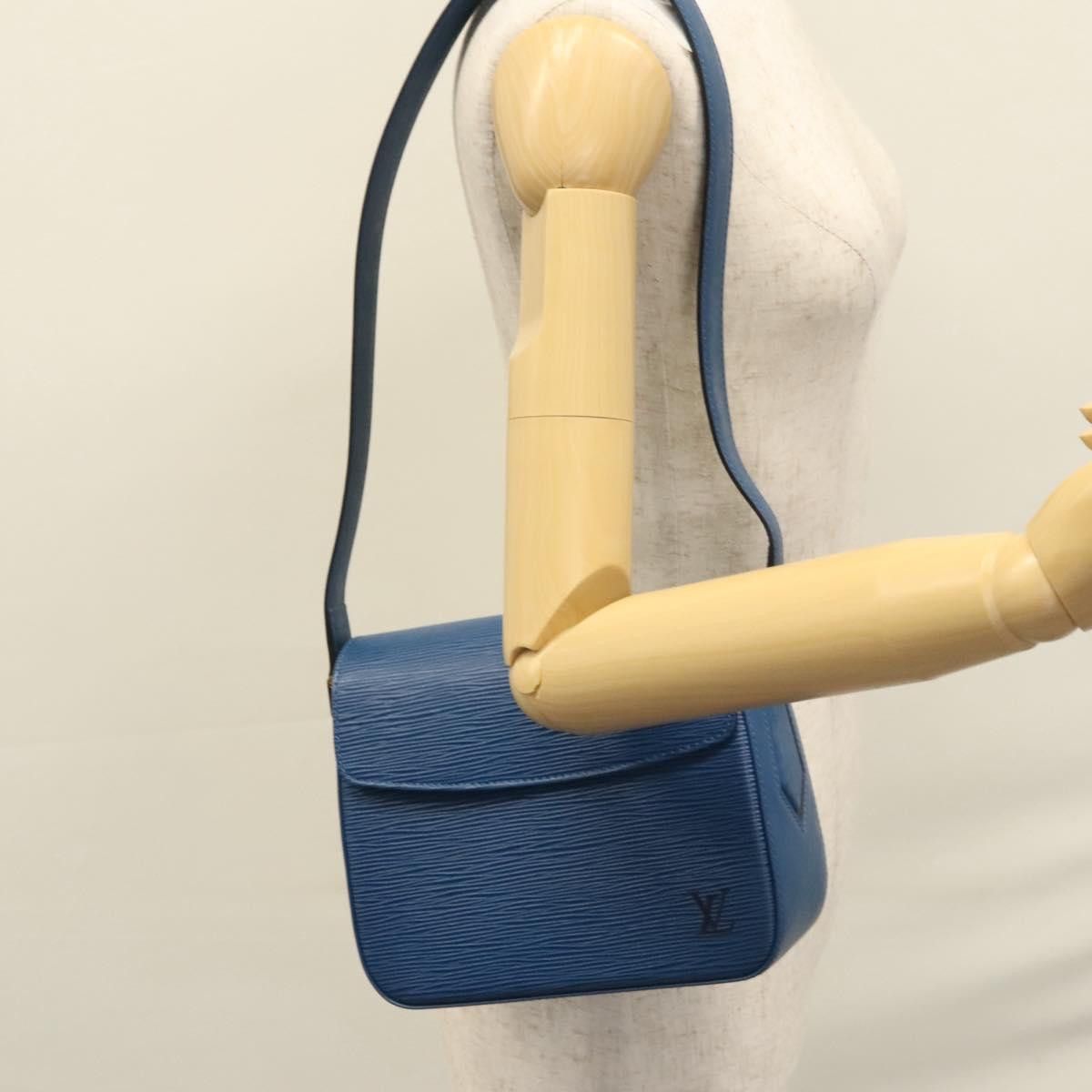 Louis Vuitton Grenelle Blue Leather Shoulder Bag (Pre-Owned) Size ONE SIZE - 16 Thumbnail