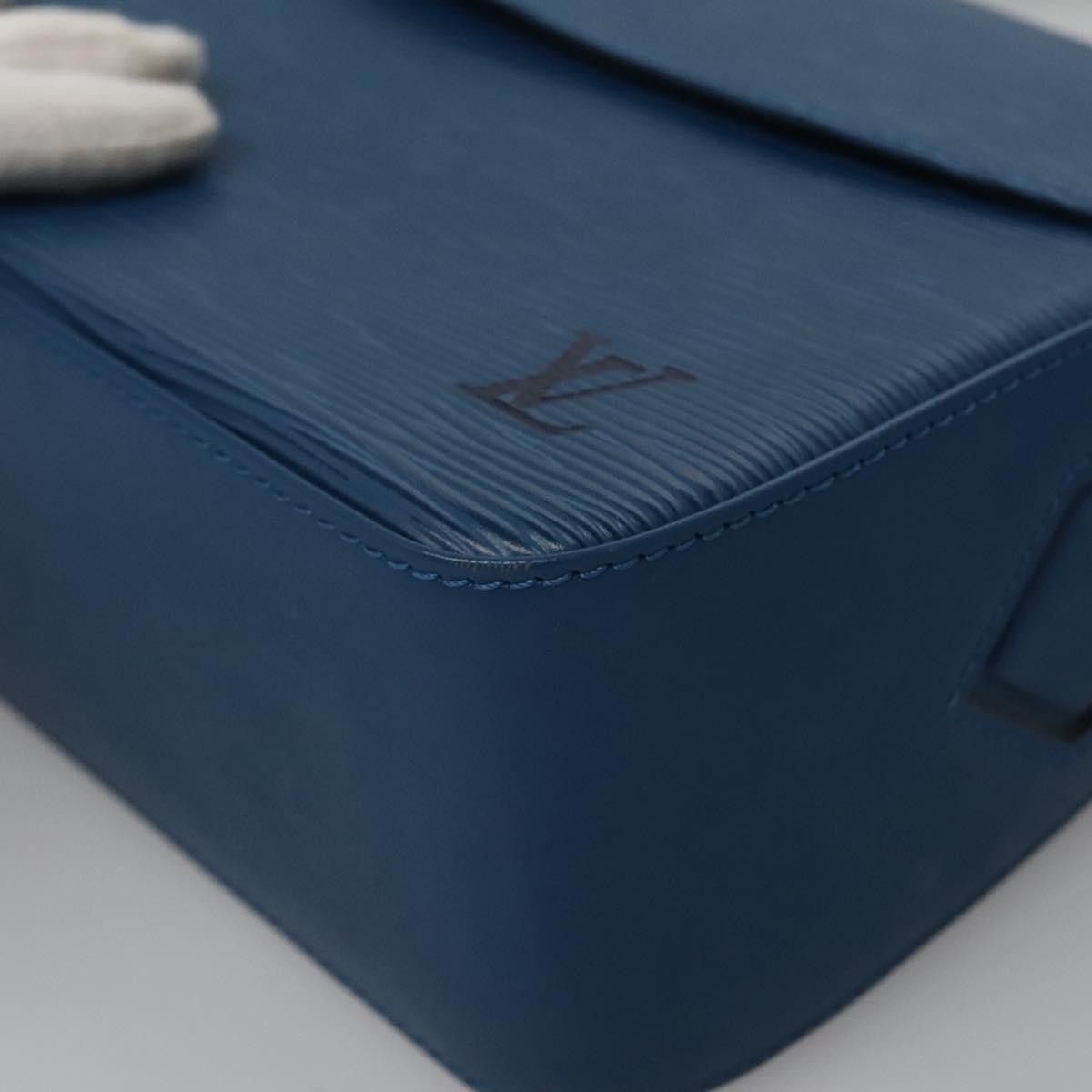 Louis Vuitton Grenelle Blue Leather Shoulder Bag (Pre-Owned) Size ONE SIZE - 8 Thumbnail