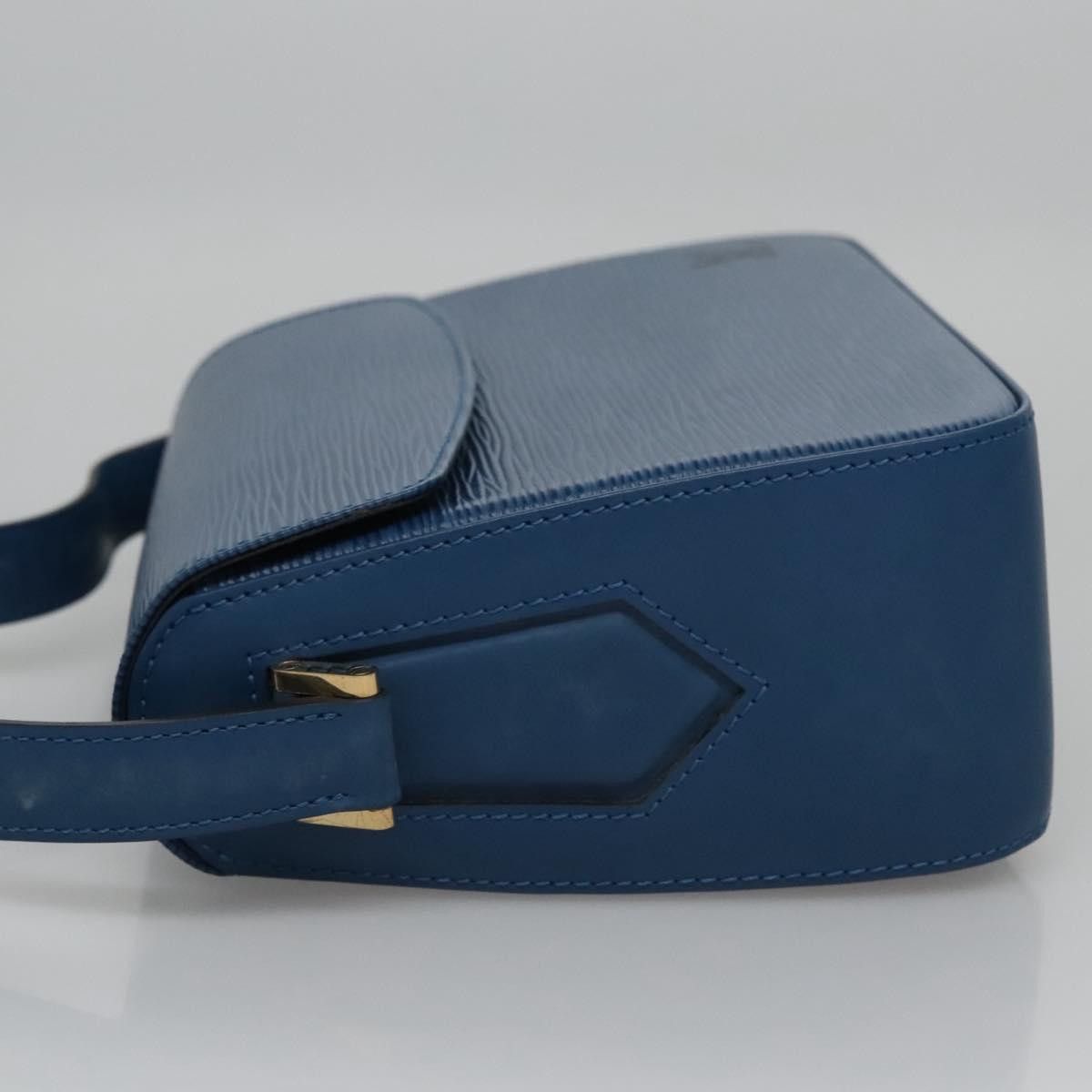 Louis Vuitton Grenelle Blue Leather Shoulder Bag (Pre-Owned) Size ONE SIZE - 4 Thumbnail