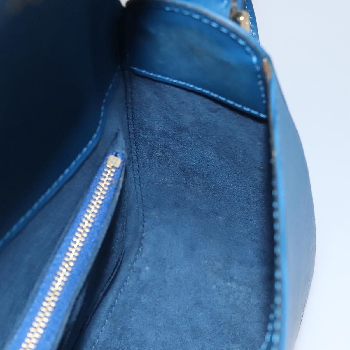 Louis Vuitton Grenelle Blue Leather Shoulder Bag (Pre-Owned) Size ONE SIZE - 10 Thumbnail