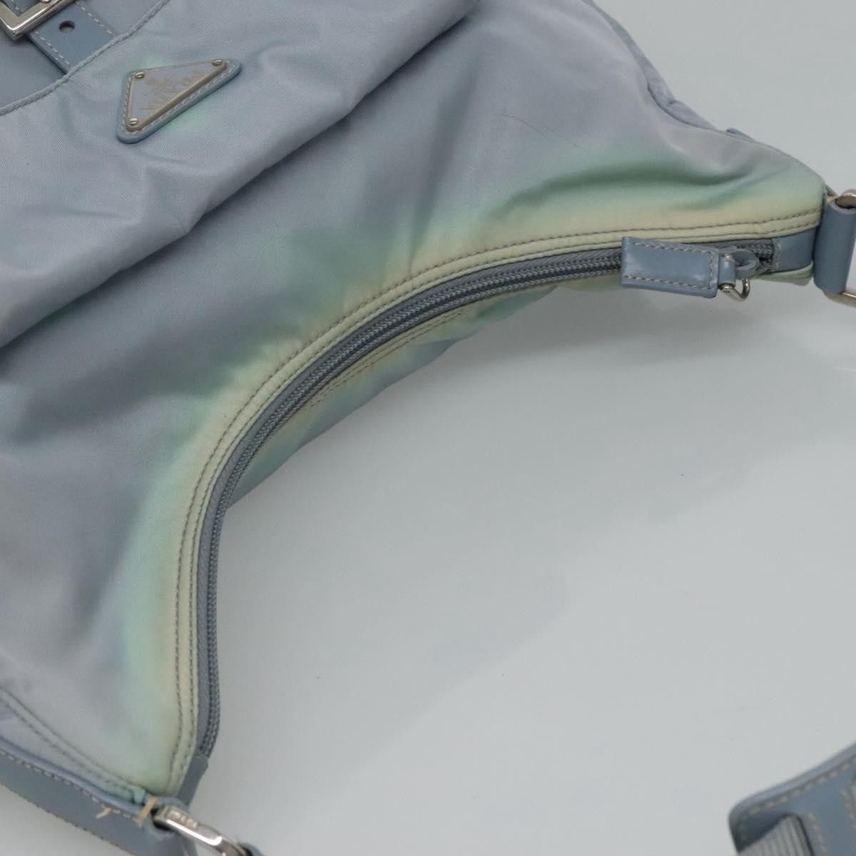 Prada Tessuto Blue Synthetic Shoulder Bag (Pre-Owned) Size ONE SIZE - 5 Thumbnail