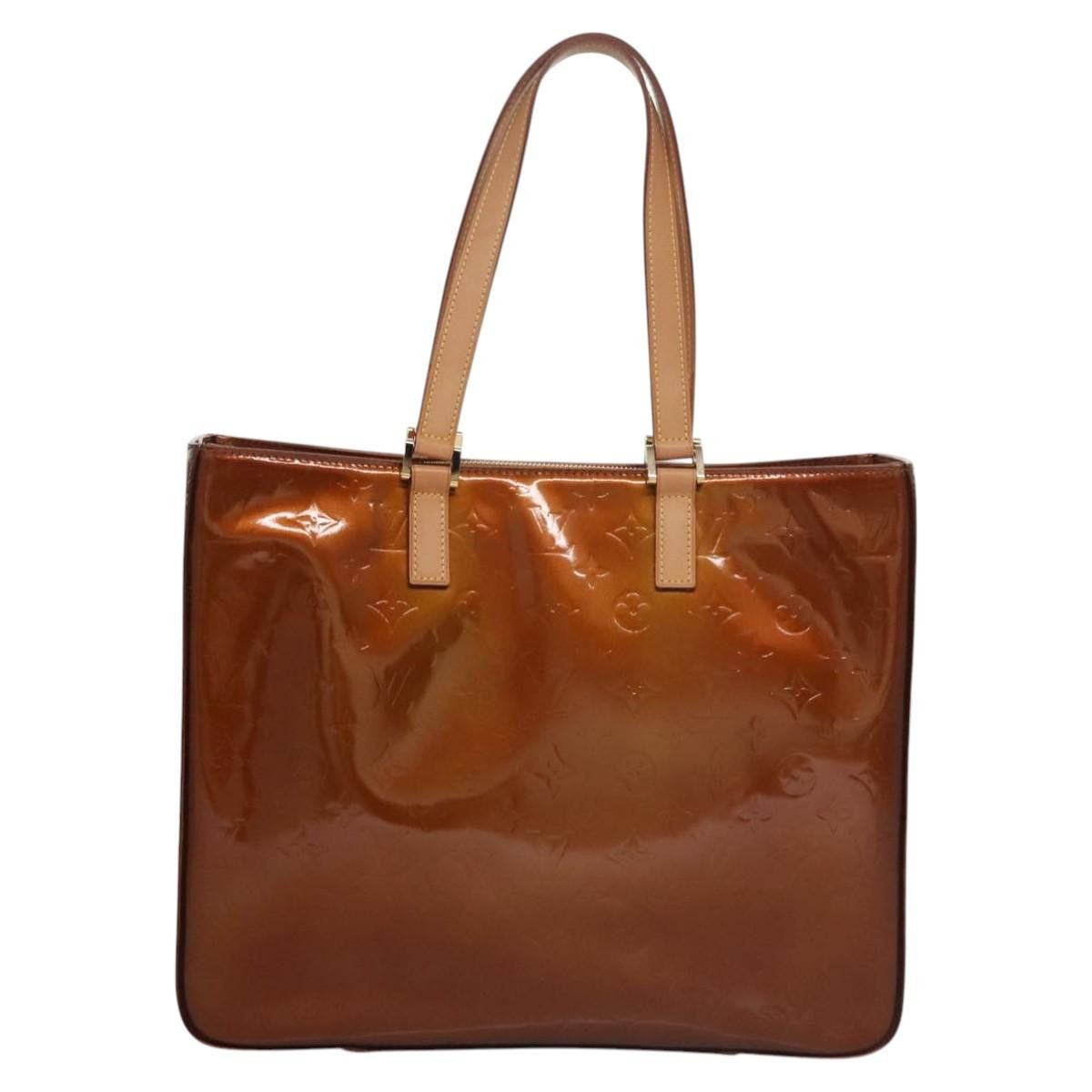 Louis Vuitton Columbus Brown Patent Leather Tote Bag (Pre-Owned) Size ONE SIZE - 2 Thumbnail