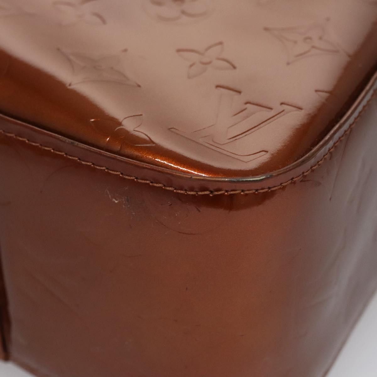 Louis Vuitton Columbus Brown Patent Leather Tote Bag (Pre-Owned) Size ONE SIZE - 9 Thumbnail