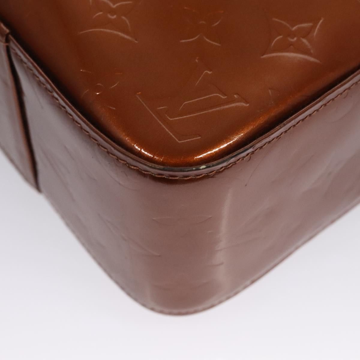 Louis Vuitton Columbus Brown Patent Leather Tote Bag (Pre-Owned) Size ONE SIZE - 11 Thumbnail