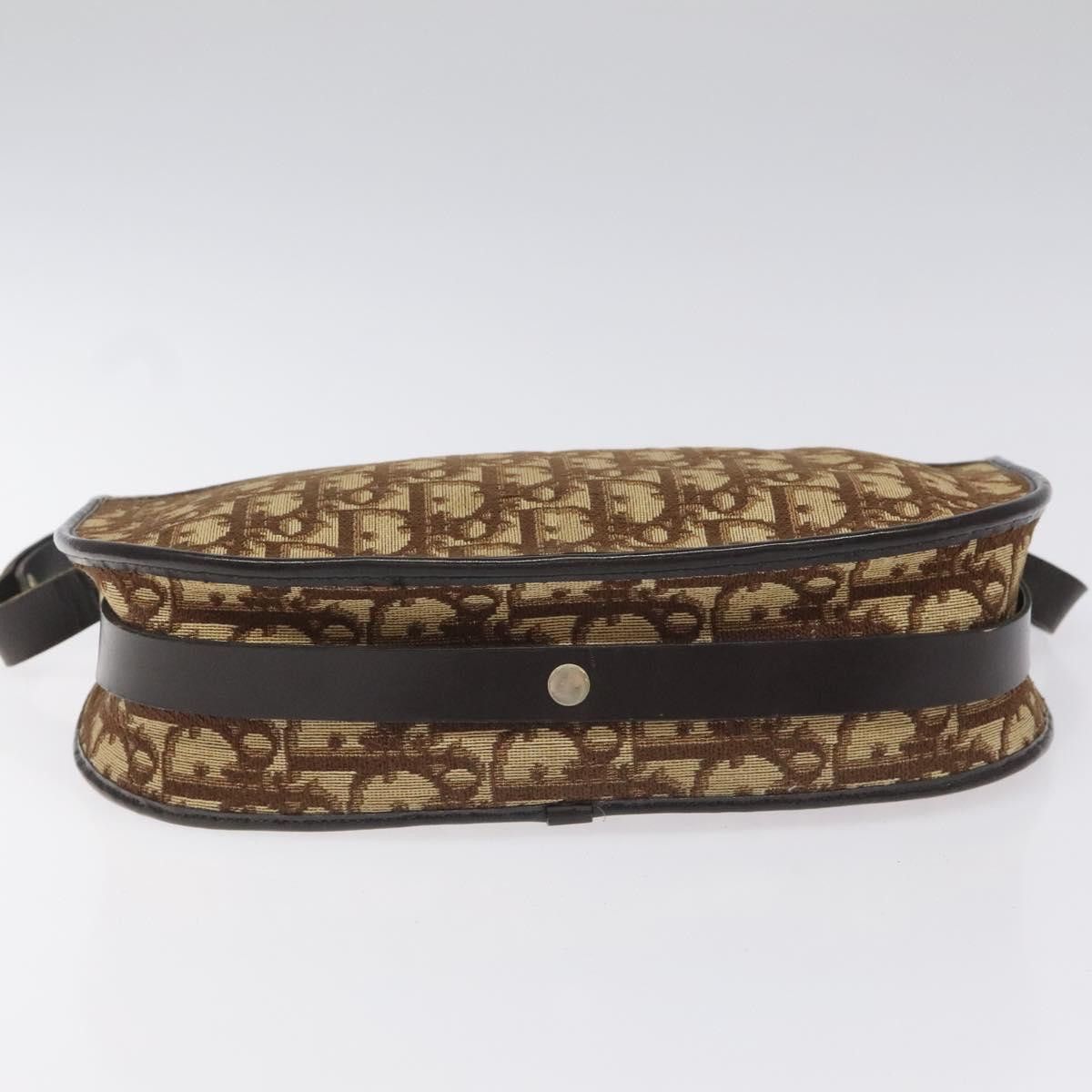 Dior Trotter Brown Canvas Shoulder Bag (Pre-Owned) Size ONE SIZE - 19 Thumbnail