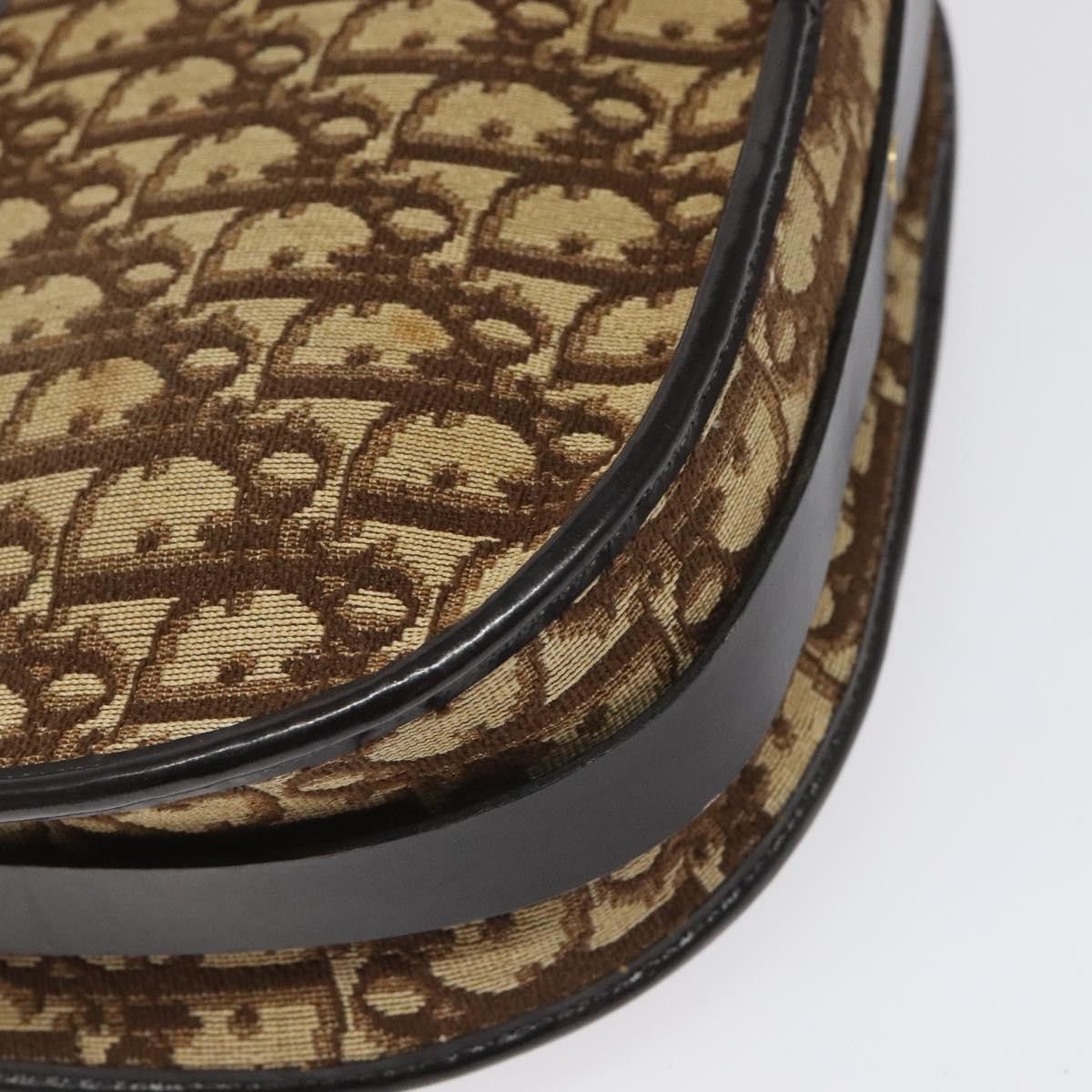 Dior Trotter Brown Canvas Shoulder Bag (Pre-Owned) Size ONE SIZE - 8 Thumbnail