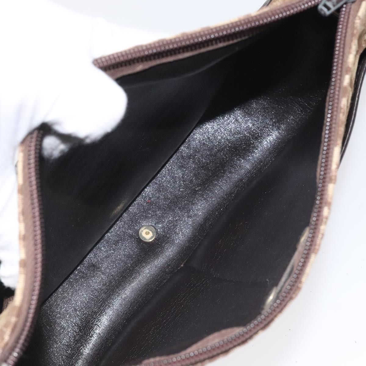 Dior Trotter Brown Canvas Shoulder Bag (Pre-Owned) Size ONE SIZE - 14 Thumbnail