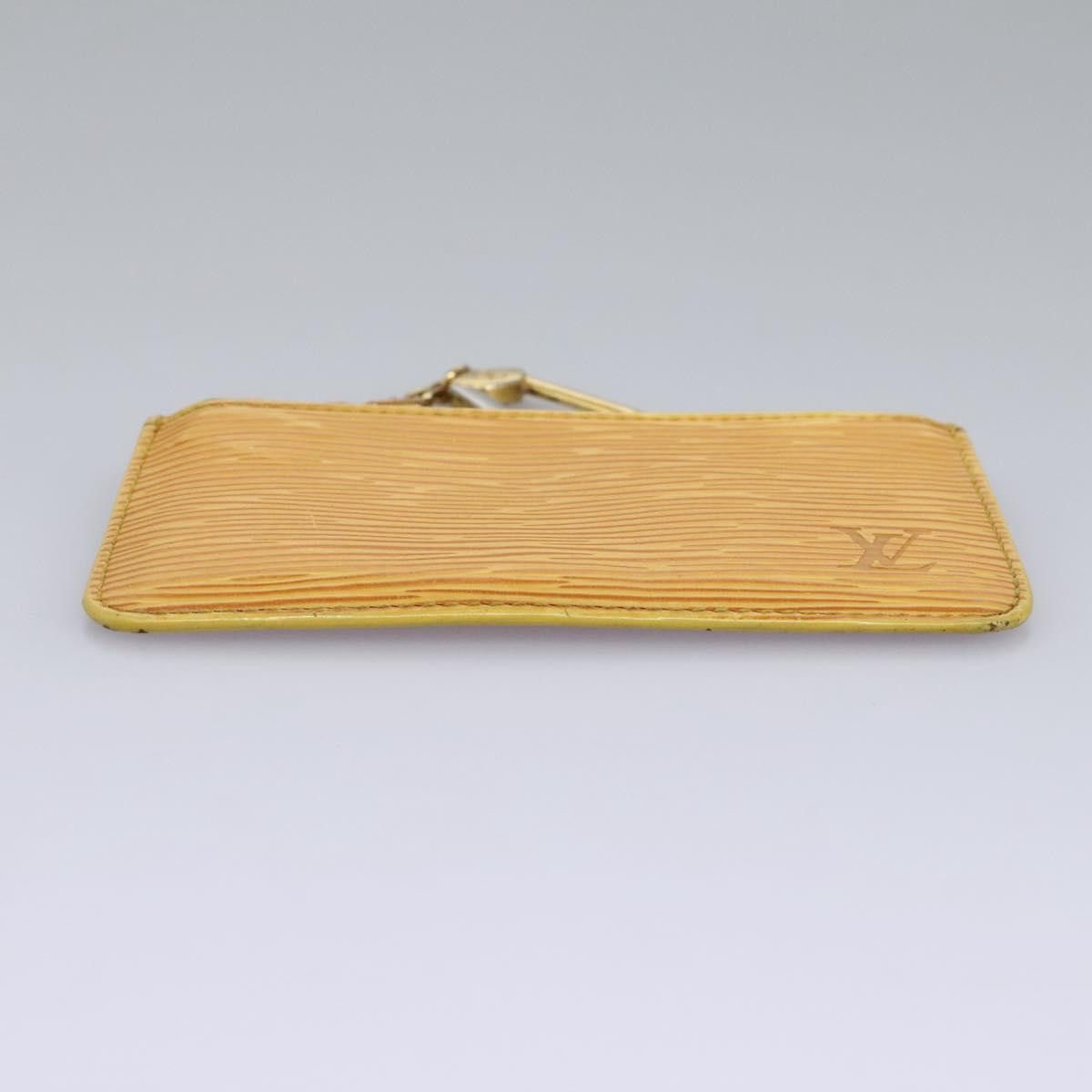 Louis Vuitton Pochette Clés Yellow Leather Wallet (Pre-Owned) Size ONE SIZE - 17 Thumbnail