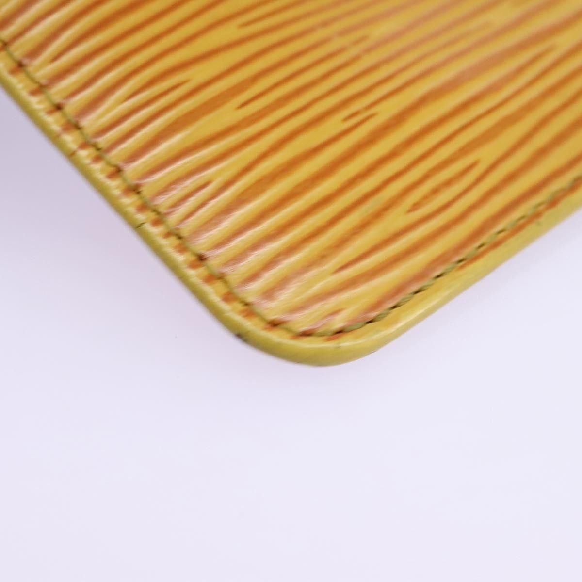 Louis Vuitton Pochette Clés Yellow Leather Wallet (Pre-Owned) Size ONE SIZE - 5 Thumbnail