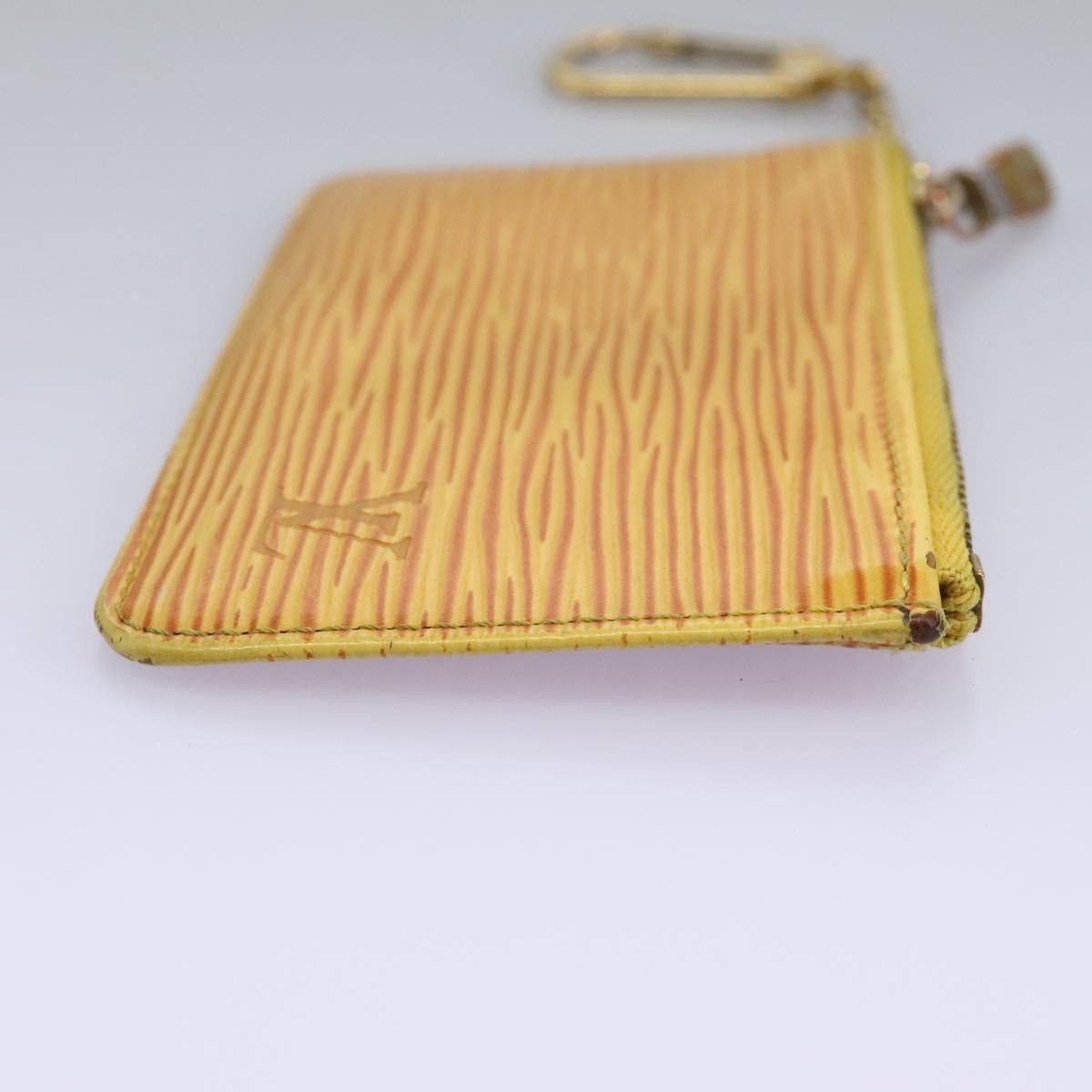 Louis Vuitton Pochette Clés Yellow Leather Wallet (Pre-Owned) Size ONE SIZE - 4 Thumbnail