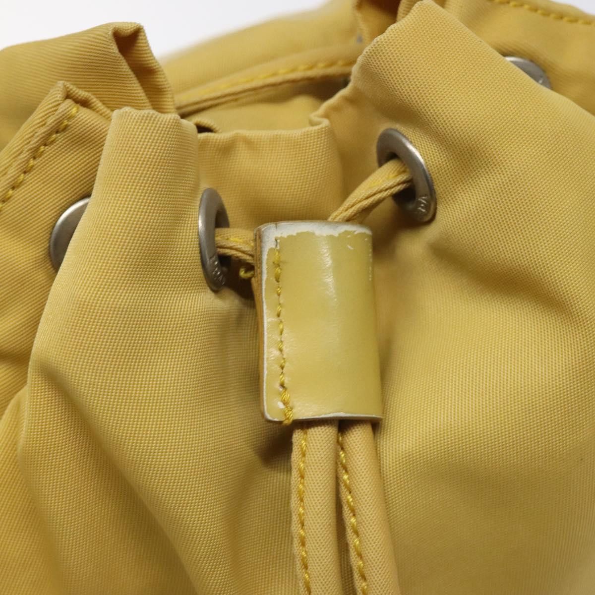 Prada Tessuto Yellow Synthetic Clutch Bag (Pre-Owned) Size ONE SIZE - 10 Thumbnail