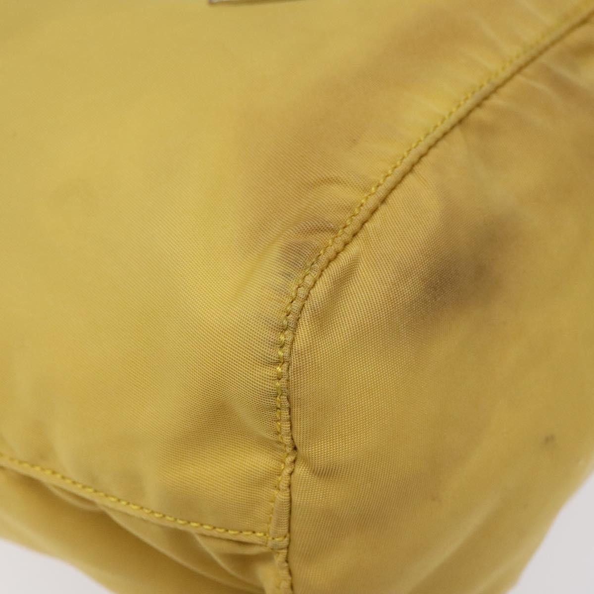 Prada Tessuto Yellow Synthetic Clutch Bag (Pre-Owned) Size ONE SIZE - 7 Thumbnail