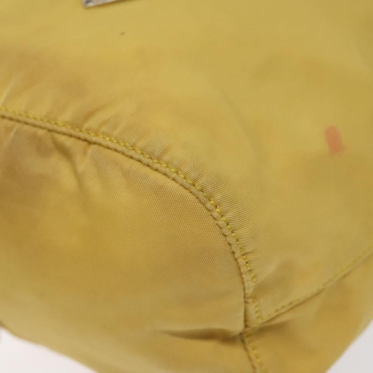 Prada Tessuto Yellow Synthetic Clutch Bag (Pre-Owned) Size ONE SIZE - 6 Thumbnail