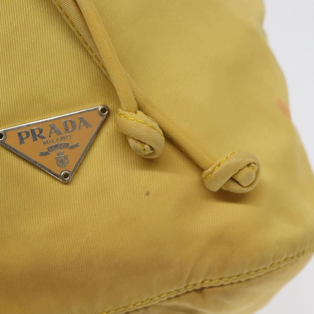 Prada Tessuto Yellow Synthetic Clutch Bag (Pre-Owned) Size ONE SIZE - 17 Thumbnail