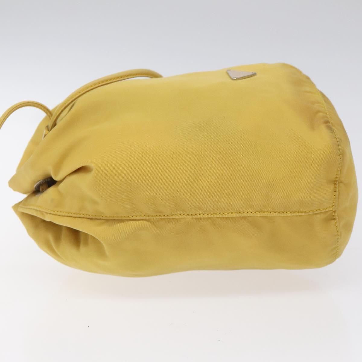 Prada Tessuto Yellow Synthetic Clutch Bag (Pre-Owned) Size ONE SIZE - 4 Thumbnail