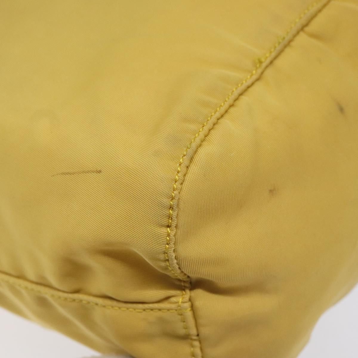 Prada Tessuto Yellow Synthetic Clutch Bag (Pre-Owned) Size ONE SIZE - 9 Thumbnail