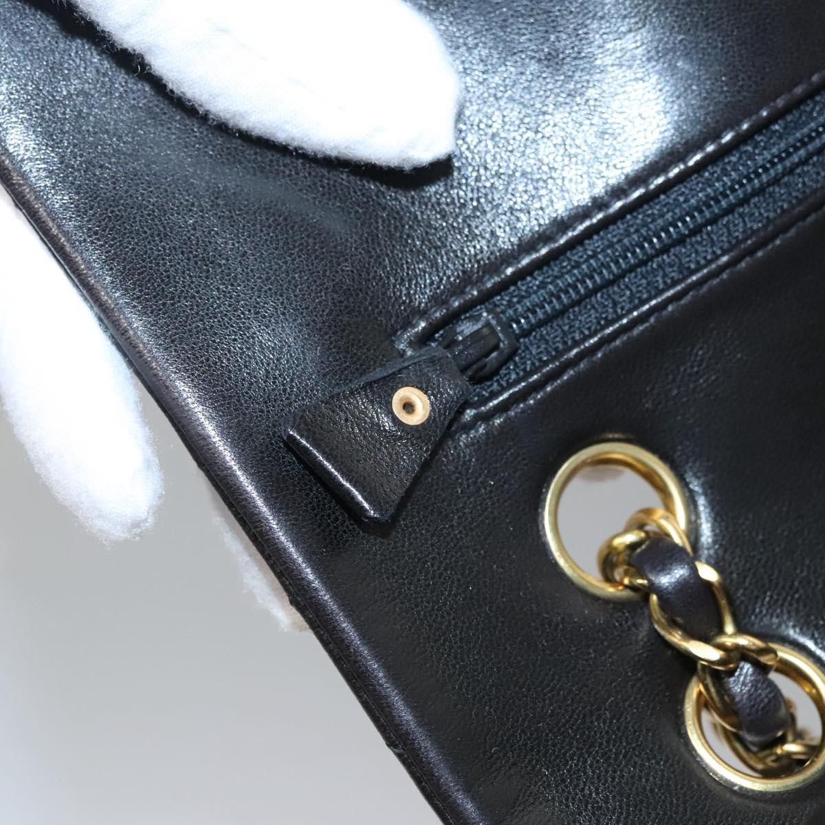 Chanel Timeless Black Leather Shoulder Bag (Pre-Owned) Size ONE SIZE - 14 Thumbnail