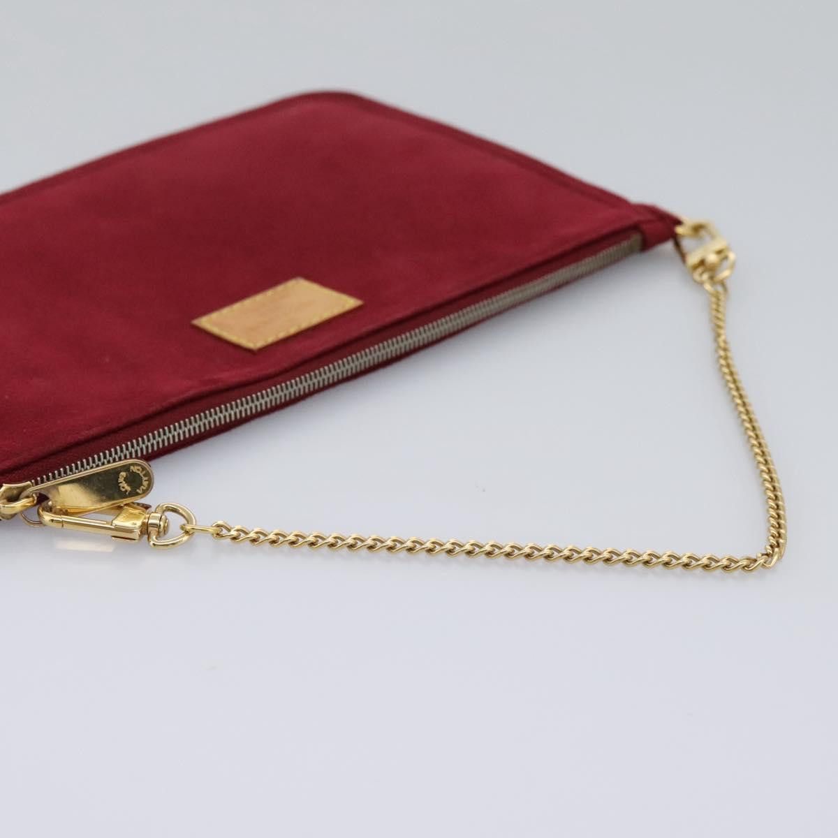 Louis Vuitton Red Suede Clutch Bag (Pre-Owned) Size ONE SIZE - 5 Thumbnail