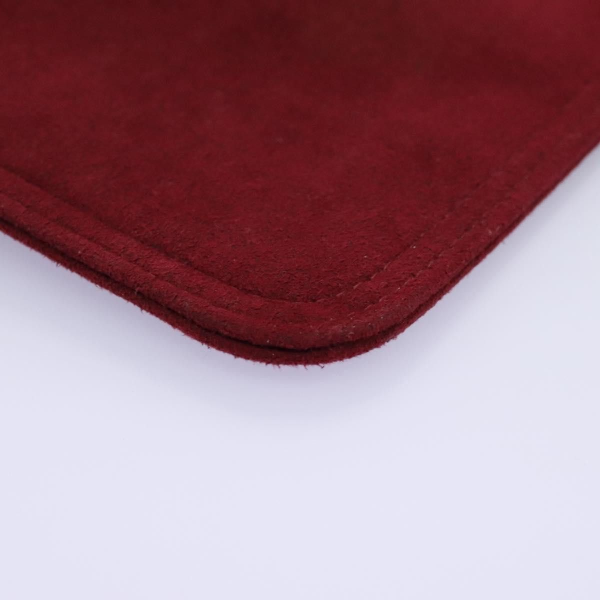 Louis Vuitton Red Suede Clutch Bag (Pre-Owned) Size ONE SIZE - 9 Thumbnail