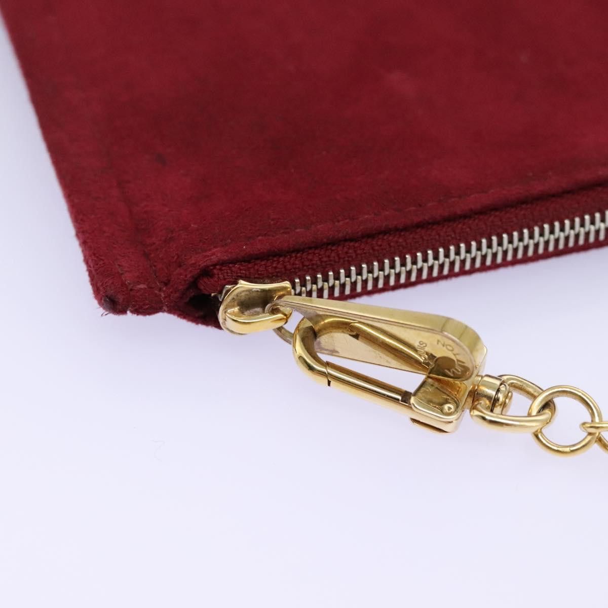 Louis Vuitton Red Suede Clutch Bag (Pre-Owned) Size ONE SIZE - 11 Thumbnail