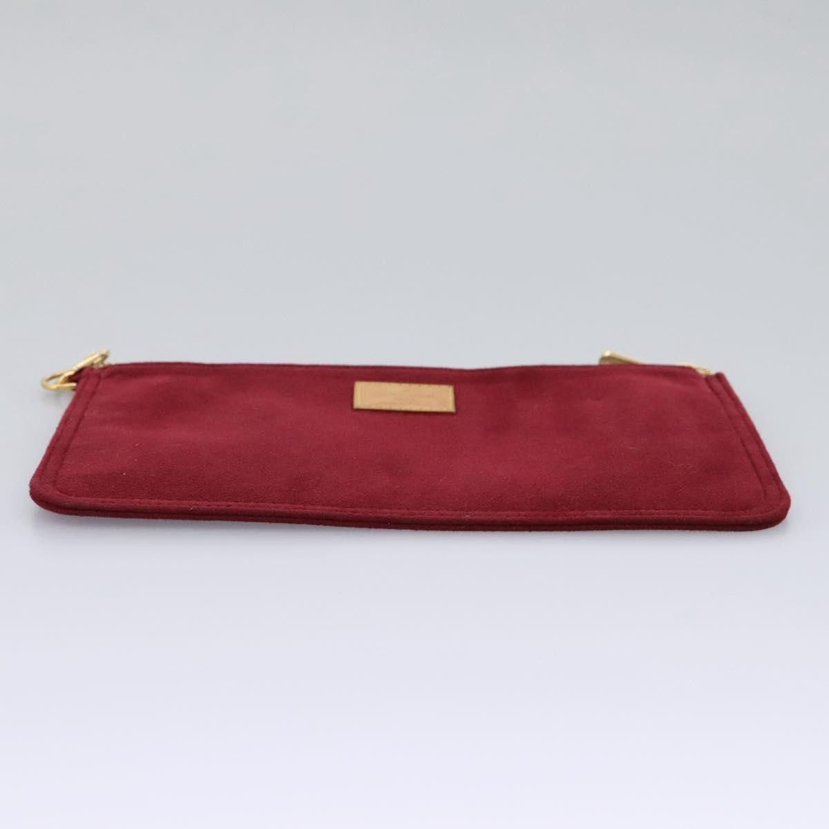 Louis Vuitton Red Suede Clutch Bag (Pre-Owned) Size ONE SIZE - 19 Thumbnail