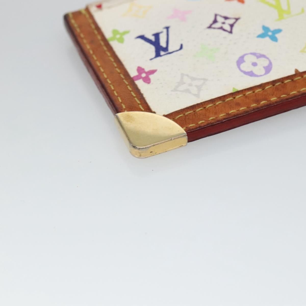 Louis Vuitton Pochette Clés White Canvas Wallet (Pre-Owned) Size ONE SIZE - 8 Thumbnail