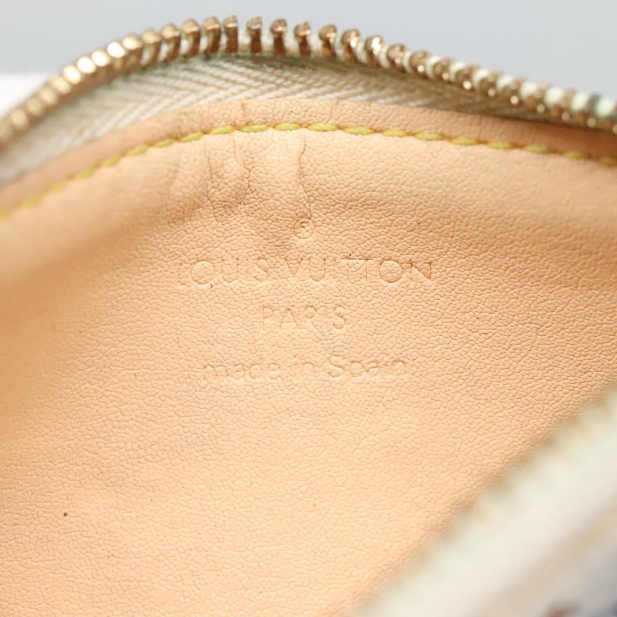 Louis Vuitton Pochette Clés White Canvas Wallet (Pre-Owned) Size ONE SIZE - 13 Thumbnail
