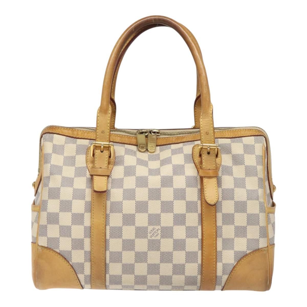 Louis Vuitton Berkeley White Canvas Handbag (Pre-Owned) Size ONE SIZE - 2 Thumbnail