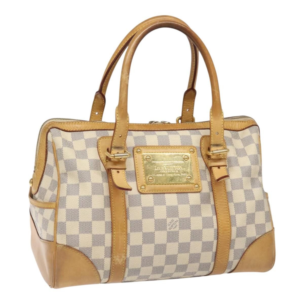 Louis Vuitton Berkeley White Canvas Handbag (Pre-Owned) Size ONE SIZE - 17 Thumbnail