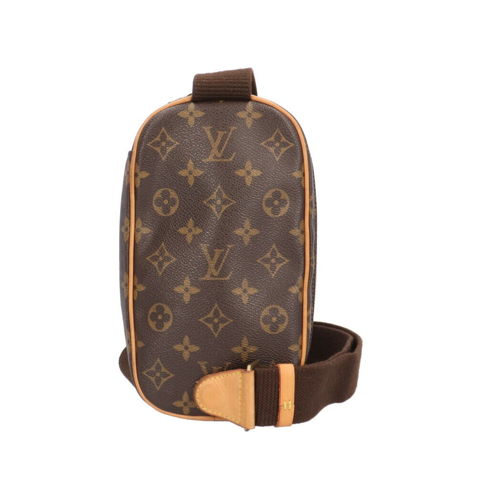 Louis Vuitton Louis Vuitton Pochette Ganjou Monogram Shoulder Bag Canvas M51870 Brown Men's LOUIS VUITTON Size ONE SIZE - 3 Thumbnail