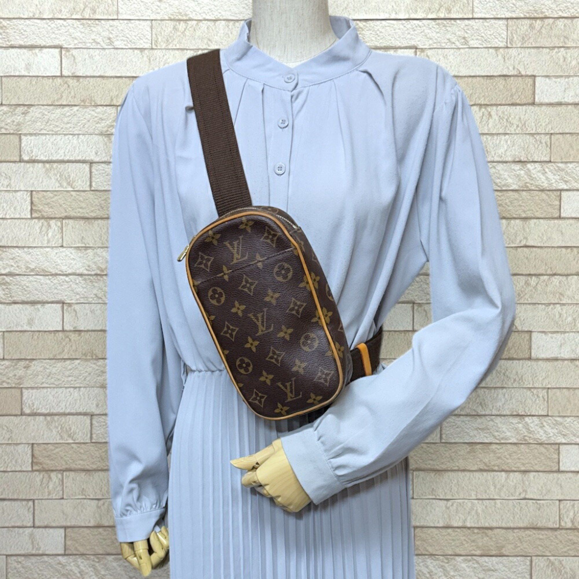 Louis Vuitton Louis Vuitton Pochette Ganjou Monogram Shoulder Bag Canvas M51870 Brown Men's LOUIS VUITTON Size ONE SIZE - 2 Thumbnail