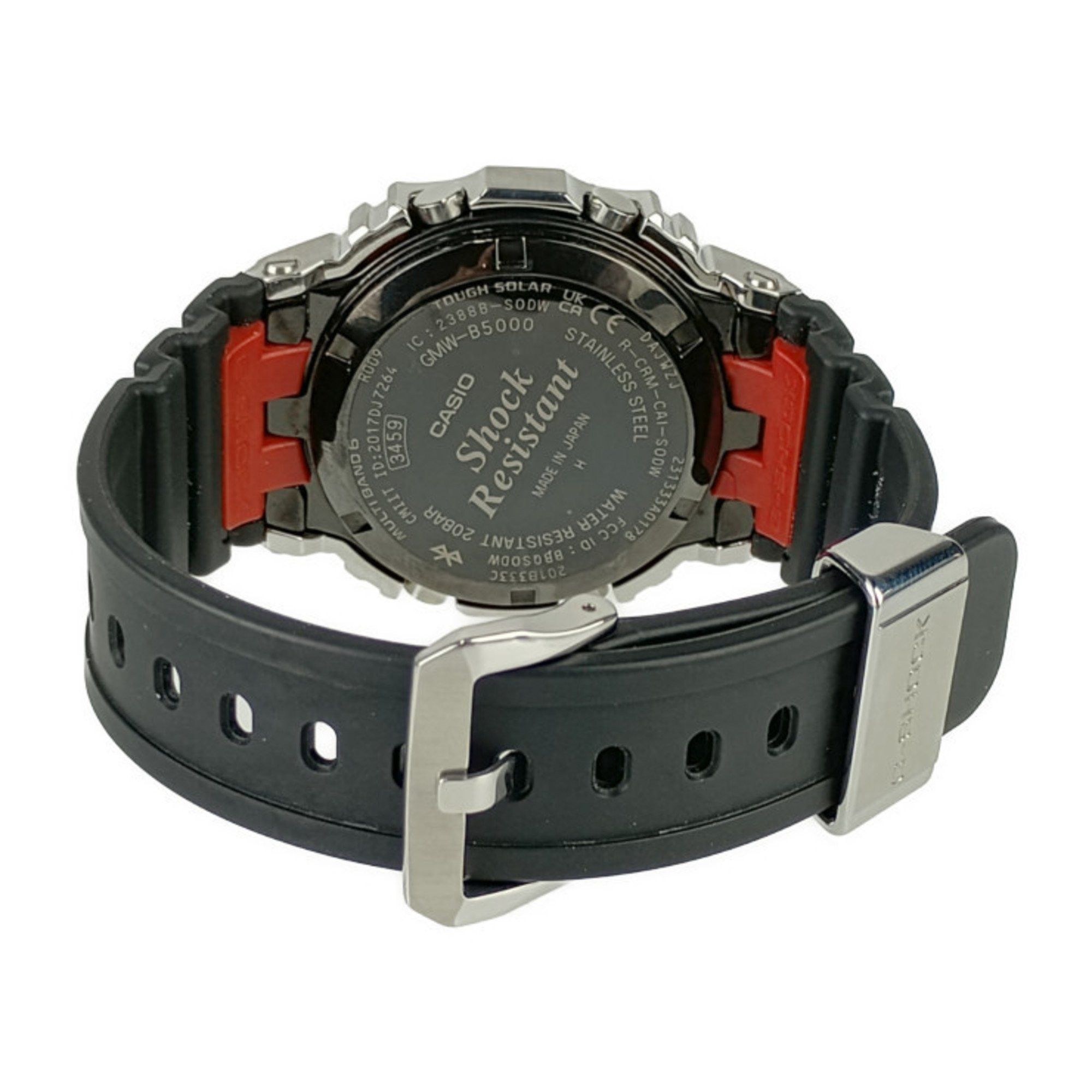 Casio CASIO G-SHOCK FULL METAL G-Shock Full Metal Watch GMW-B5000-1JF Silver Black Stainless Steel Resin Men's Digital Tough Solar Radio Bluetooth Size ONE SIZE - 6 Thumbnail