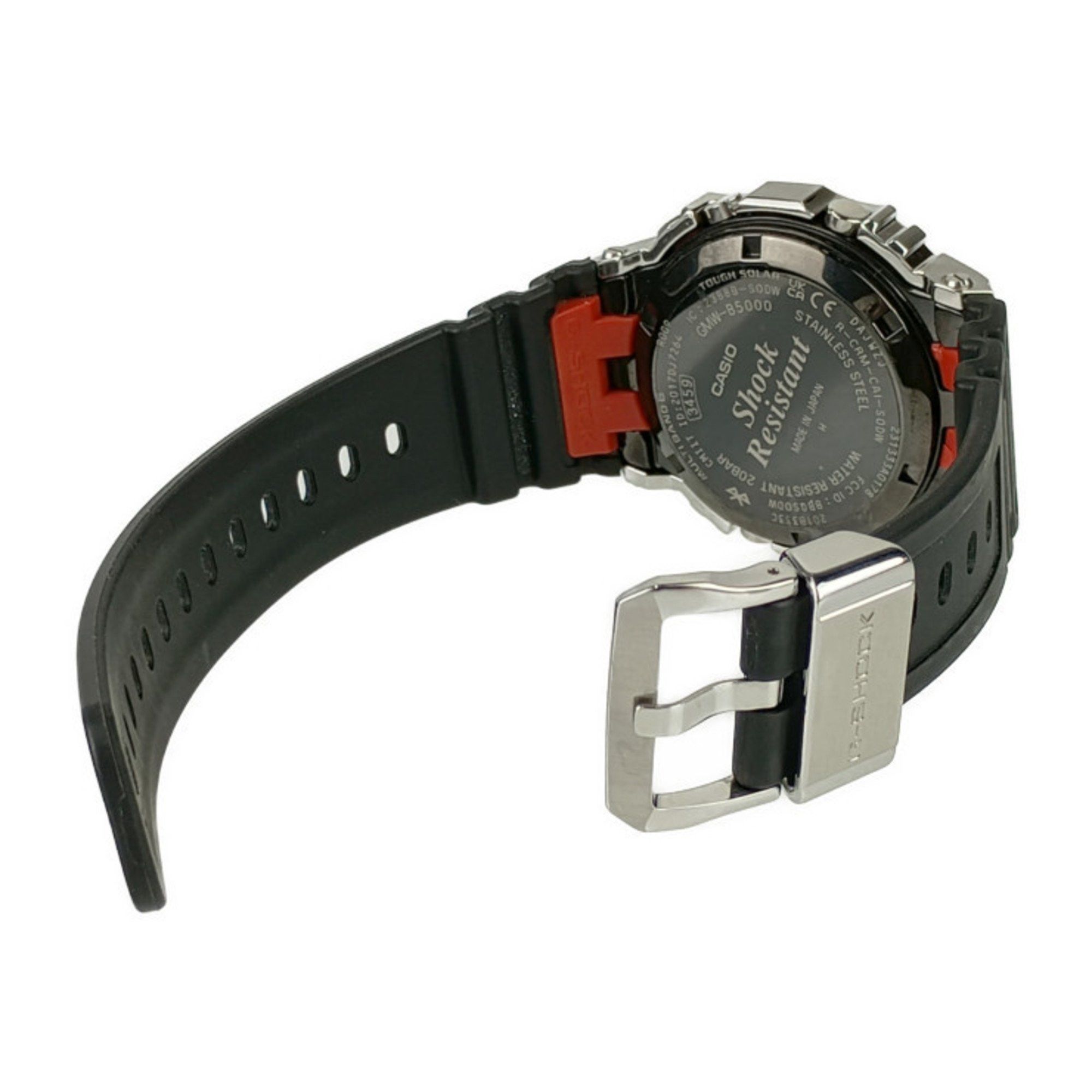 Casio CASIO G-SHOCK FULL METAL G-Shock Full Metal Watch GMW-B5000-1JF Silver Black Stainless Steel Resin Men's Digital Tough Solar Radio Bluetooth Size ONE SIZE - 7 Thumbnail