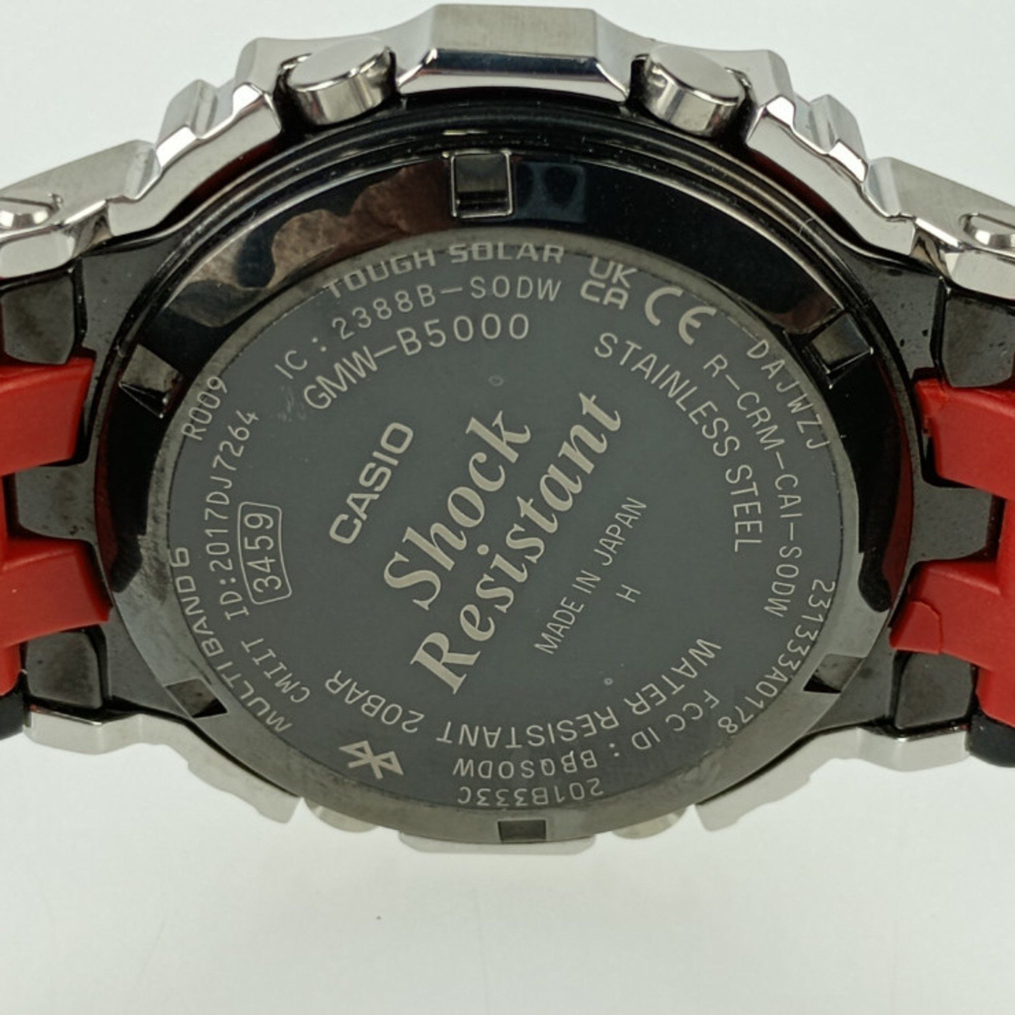 Casio CASIO G-SHOCK FULL METAL G-Shock Full Metal Watch GMW-B5000-1JF Silver Black Stainless Steel Resin Men's Digital Tough Solar Radio Bluetooth Size ONE SIZE - 8 Thumbnail