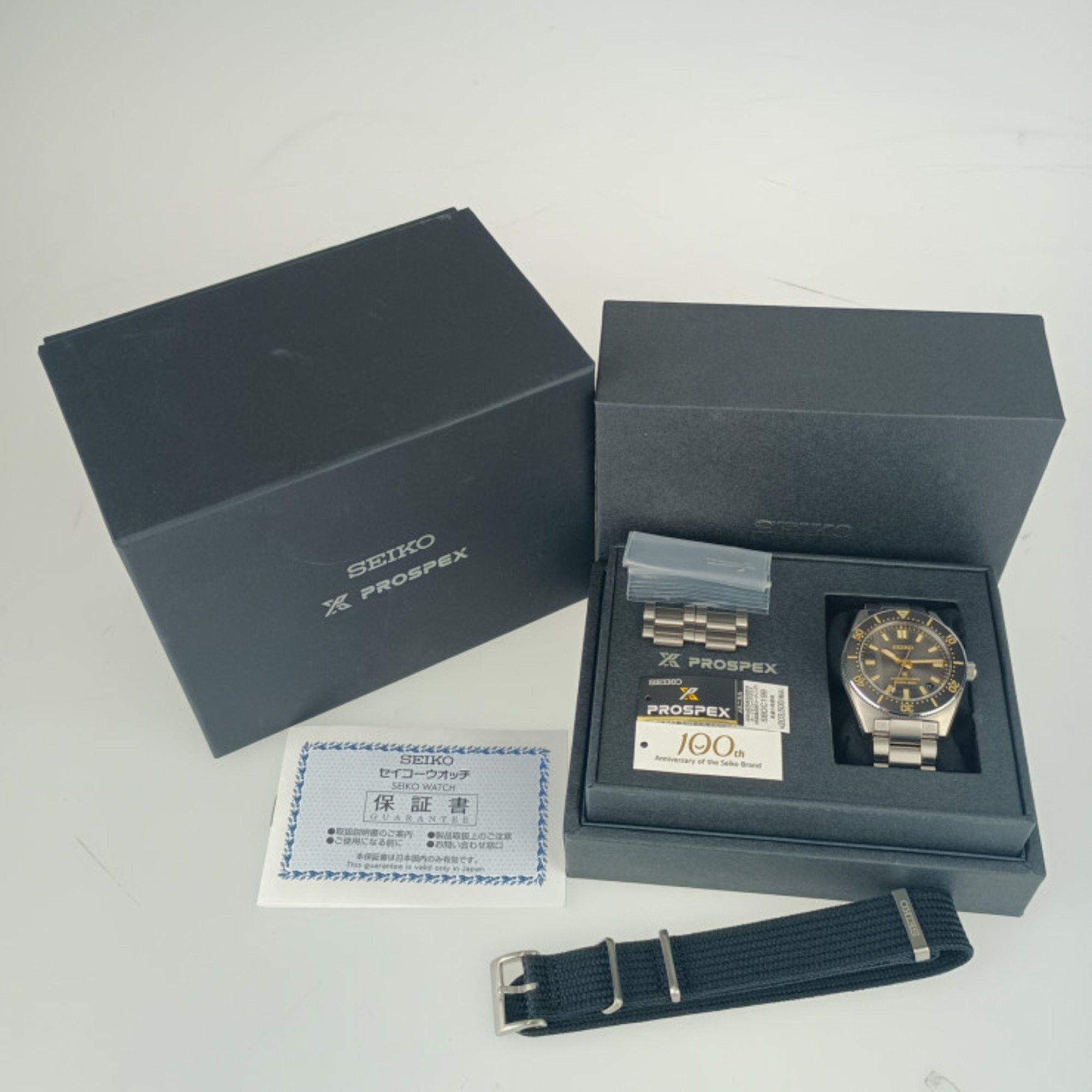 Seiko SEIKO Prospex Diver Scuba SBDC199 6R55-00G0 Watch Silver Grey Dial SS Men's 100th Anniversary Mechanical 1965 Heritage Special Edition Automatic Size ONE SIZE - 9 Thumbnail
