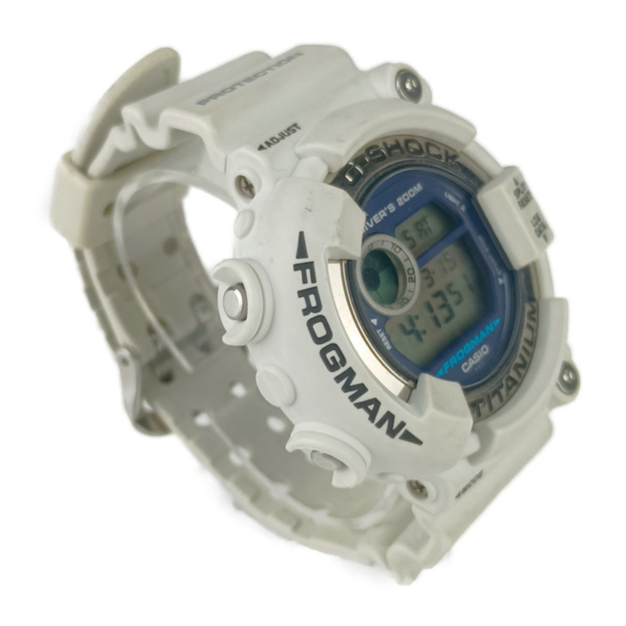 Casio Casio Watch G-SHOCK MASTER OF G - SEA FROGMAN G-Shock Frogman DW-8200LG-8JR White Titanium Resin Men's Quartz Digital Size ONE SIZE - 3 Thumbnail