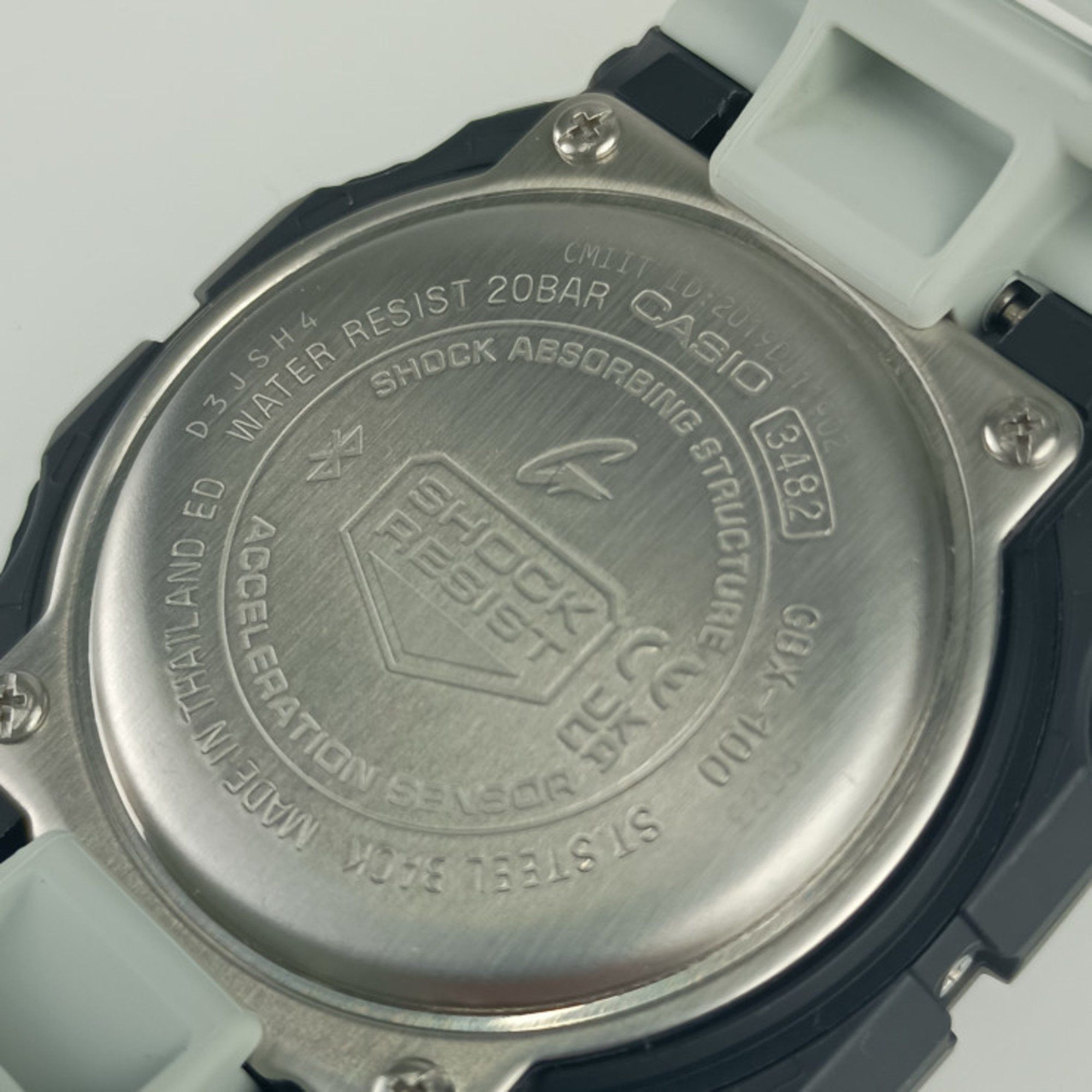 Casio Casio Watch G-SHOCK G-LIDE G-Shock G-Ride GBX-100TT-8JF Black Light Gray Stainless Steel Resin Men's Bluetooth Quartz Digital Size ONE SIZE - 8 Thumbnail
