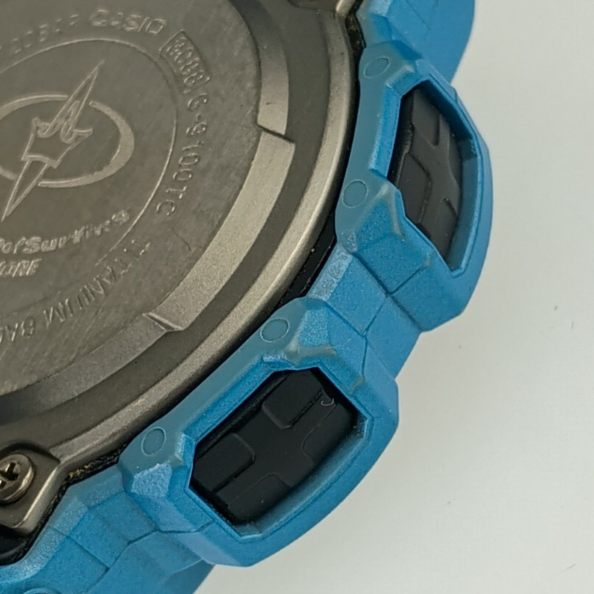 Casio Casio Watch G-SHOCKMASTER OF G - SEA GULFMAN G-Shock Gulfman G-9100TC-2JF Metallic Blue Titanium Resin Men's Quartz Digital Size ONE SIZE - 7 Thumbnail