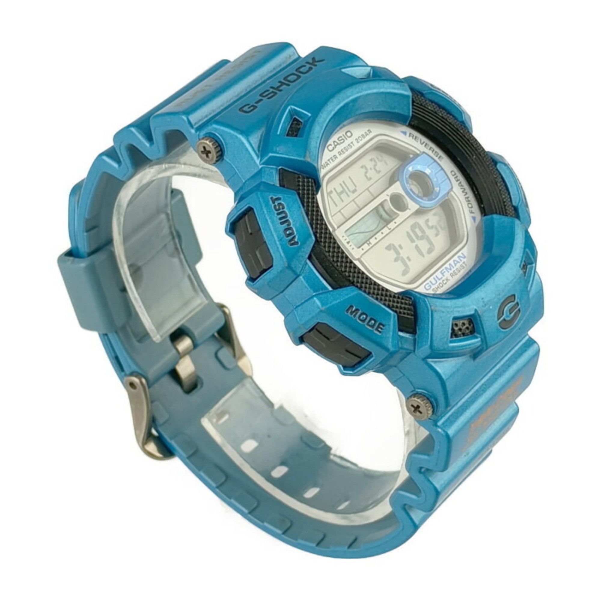 Casio Casio Watch G-SHOCKMASTER OF G - SEA GULFMAN G-Shock Gulfman G-9100TC-2JF Metallic Blue Titanium Resin Men's Quartz Digital Size ONE SIZE - 3 Thumbnail
