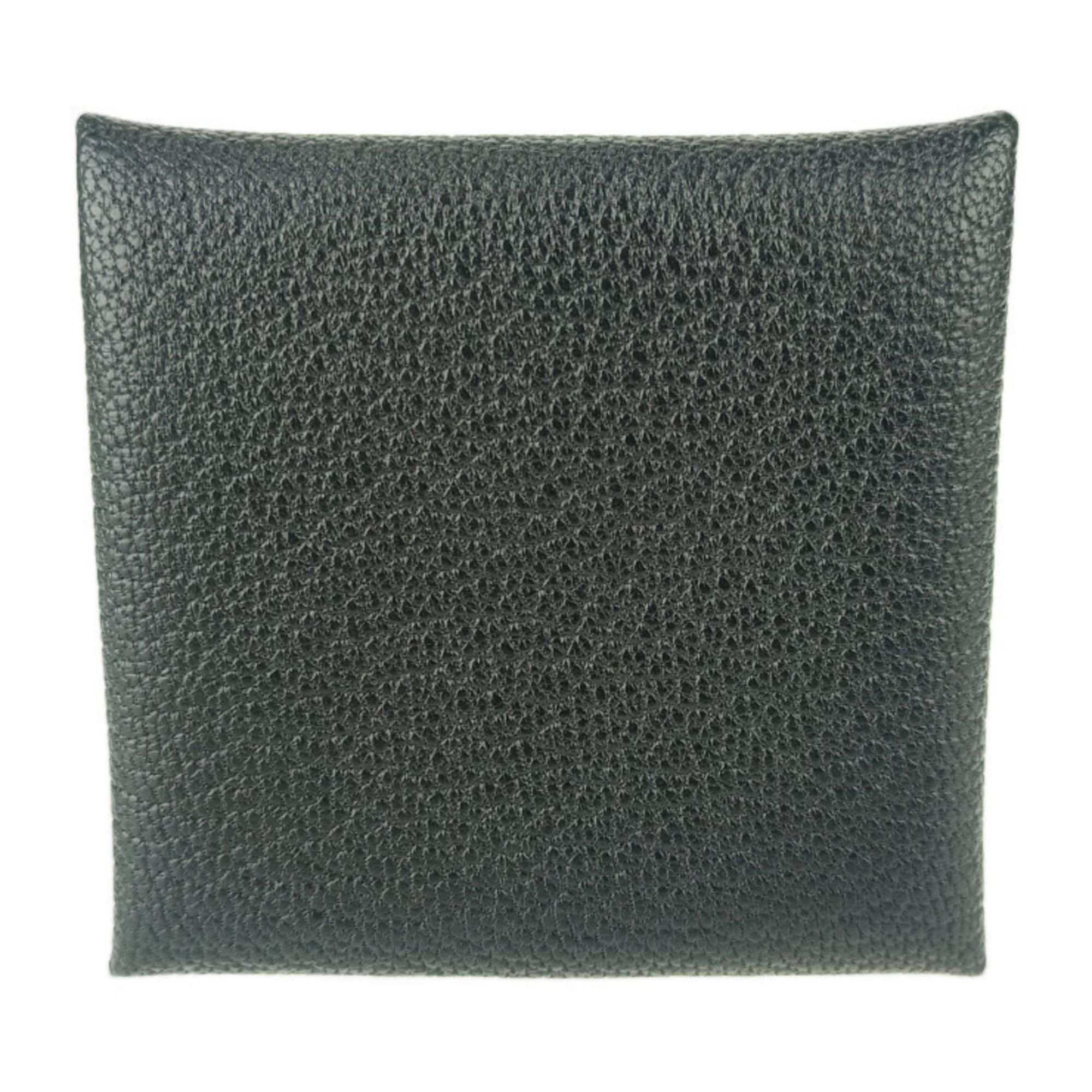 Hermes HERMES Bastia Wallet/Coin Case - Black Chevre Men's Women's Coin Purse W Engraved Size ONE SIZE - 3 Thumbnail