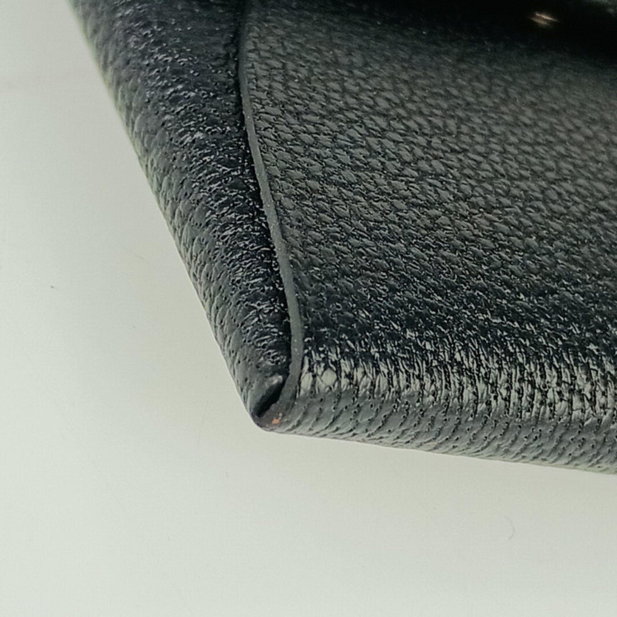 Hermes HERMES Bastia Wallet/Coin Case - Black Chevre Men's Women's Coin Purse W Engraved Size ONE SIZE - 5 Thumbnail