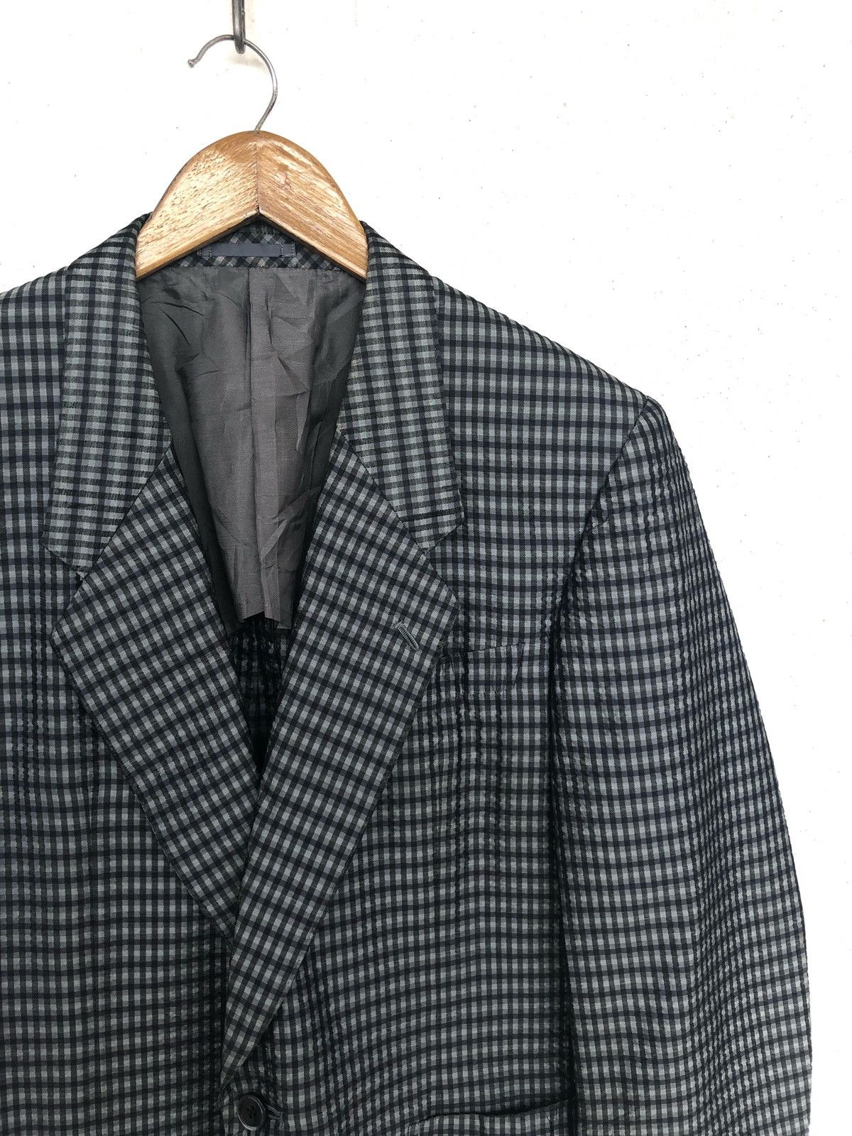 Lanvin Lanvin Paris Silk Beautiful Gingham Two Button Blazer Coat Size US M / EU 48-50 / 2 - 4 Thumbnail