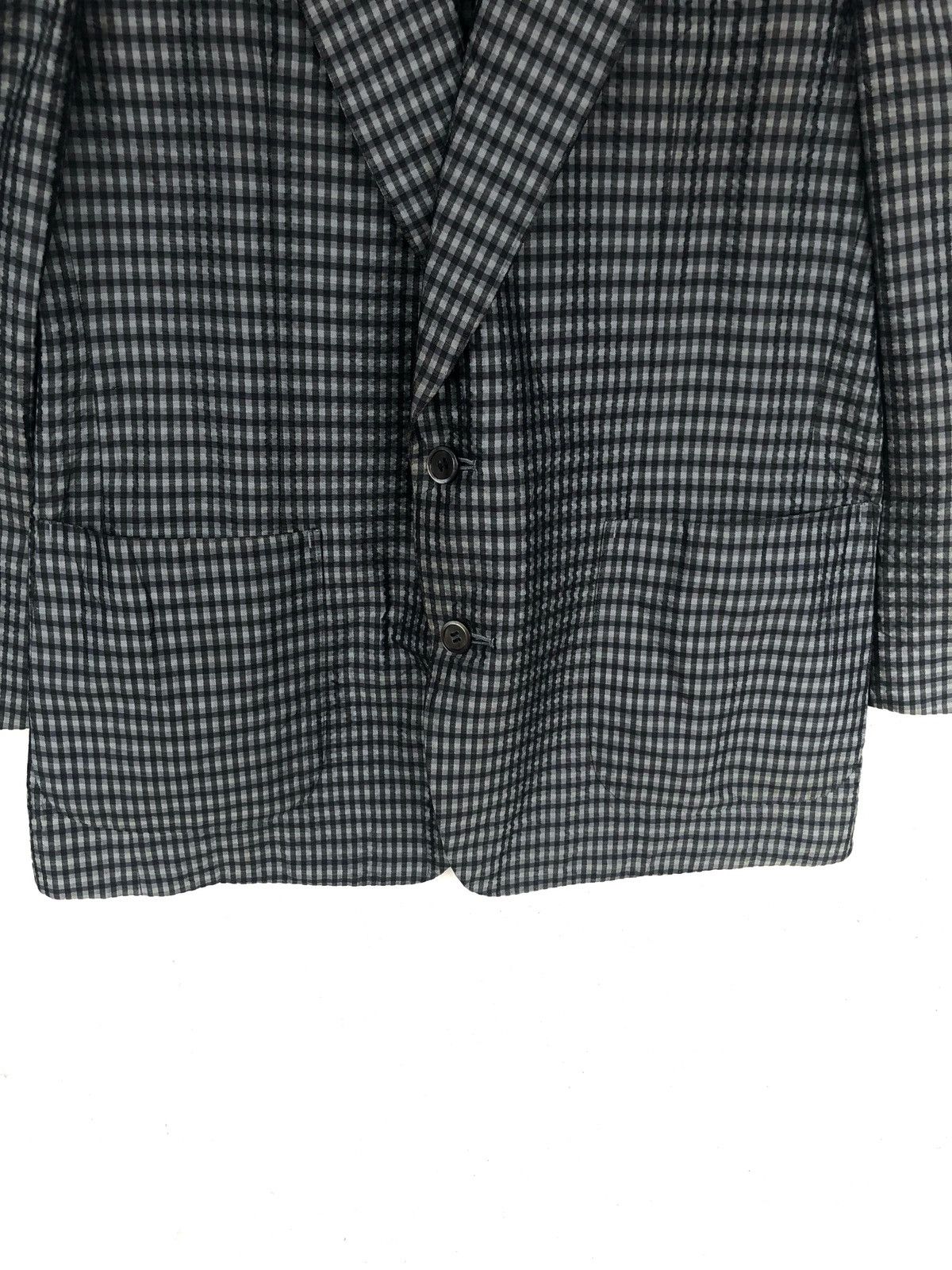 Lanvin Lanvin Paris Silk Beautiful Gingham Two Button Blazer Coat Size US M / EU 48-50 / 2 - 5 Thumbnail