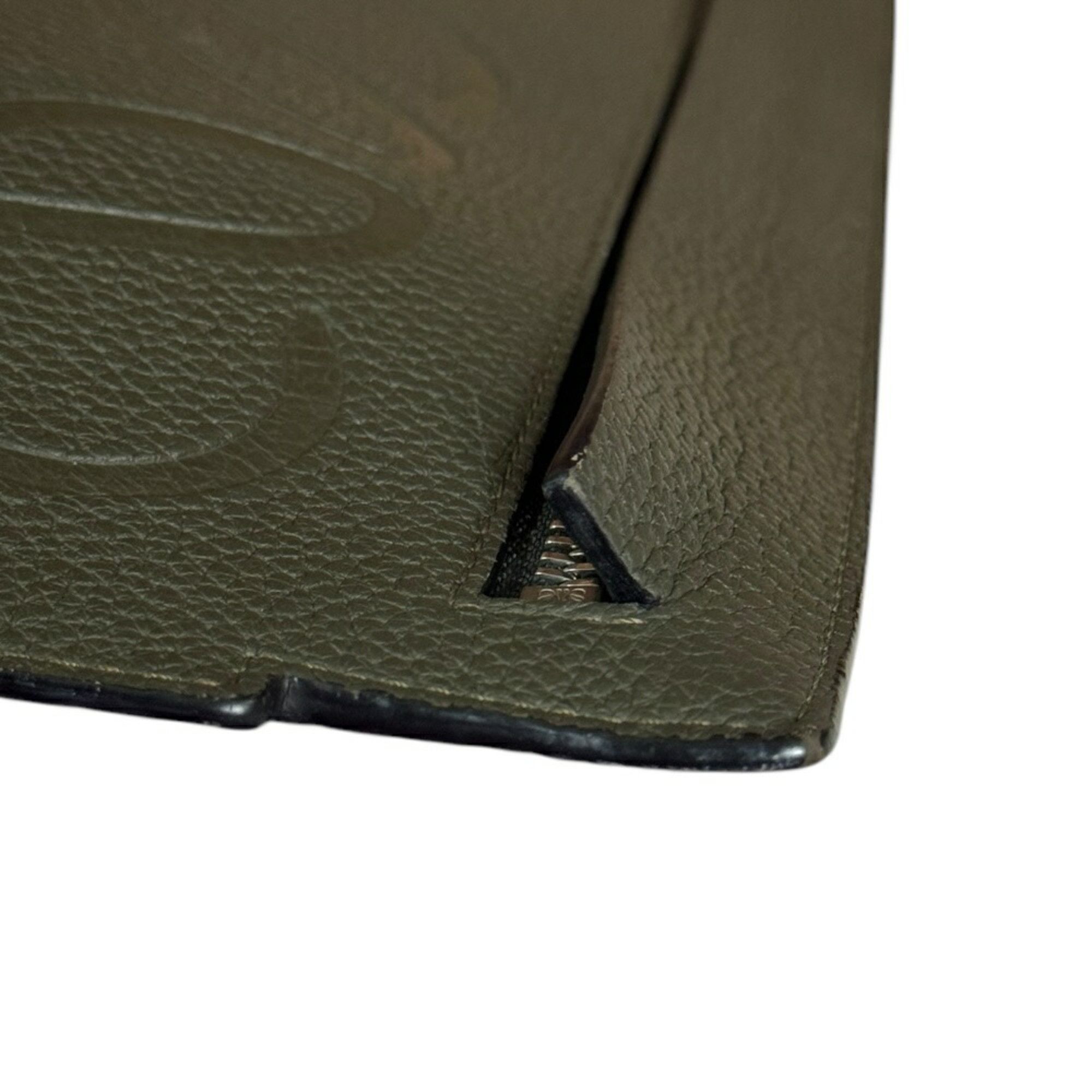 Loewe LOEWE clutch bag leather green men's Size ONE SIZE - 11 Thumbnail