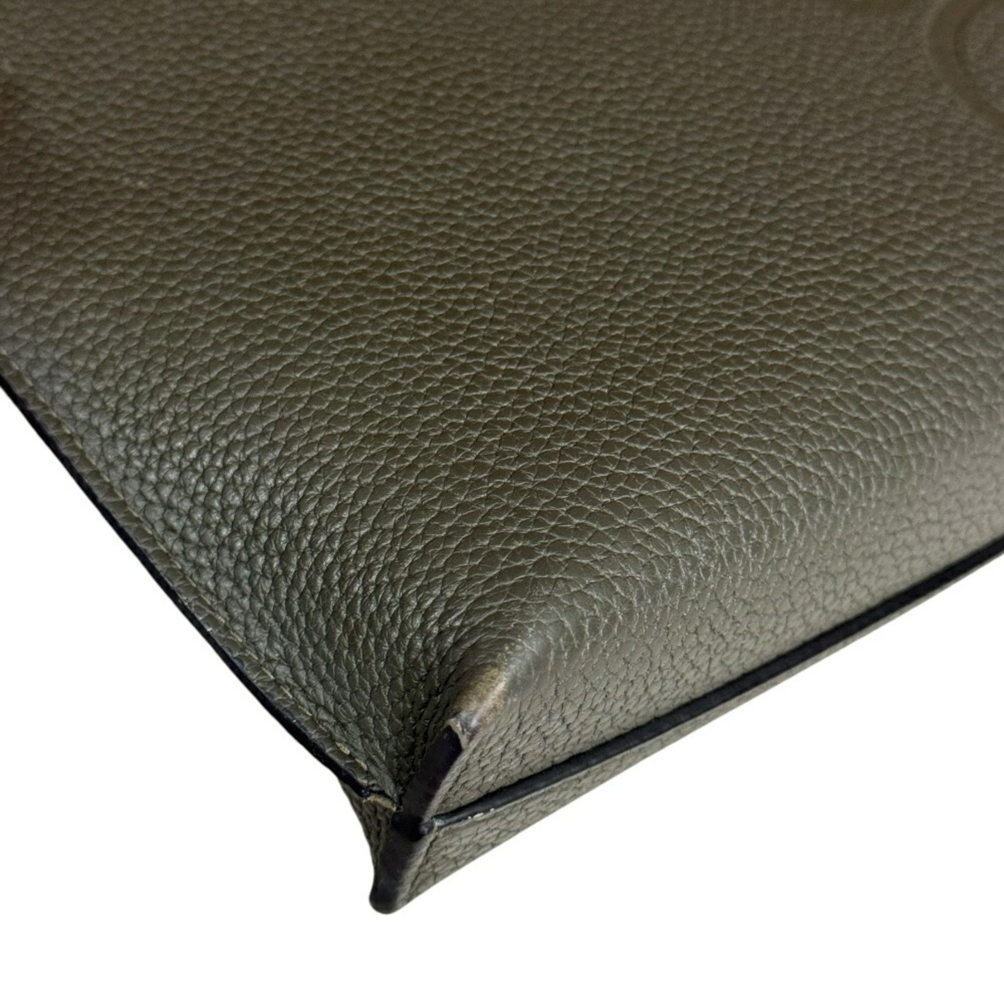 Loewe LOEWE clutch bag leather green men's Size ONE SIZE - 8 Thumbnail