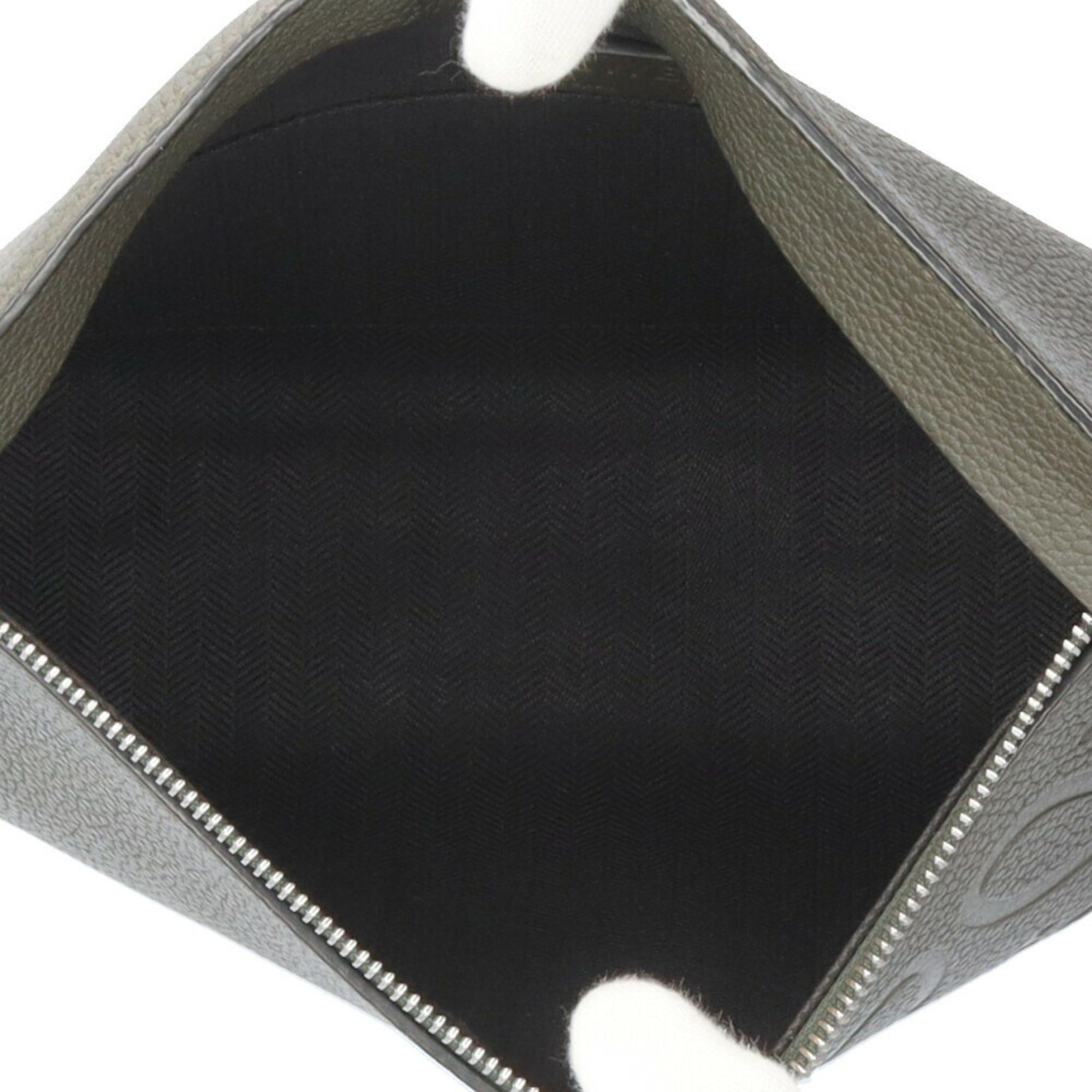 Loewe LOEWE clutch bag leather green men's Size ONE SIZE - 6 Thumbnail